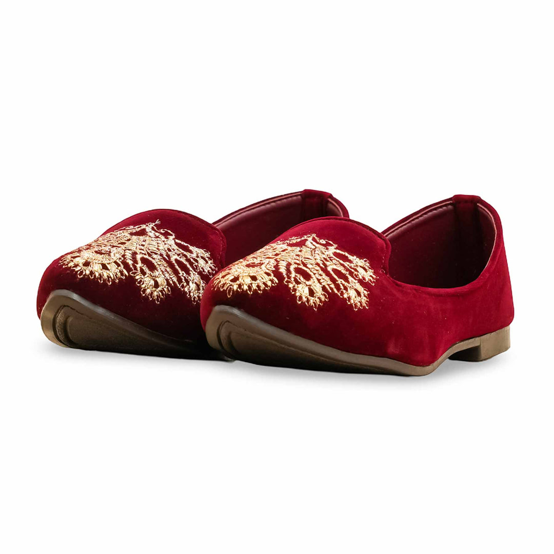 Maroon Pumps For Women WN1258