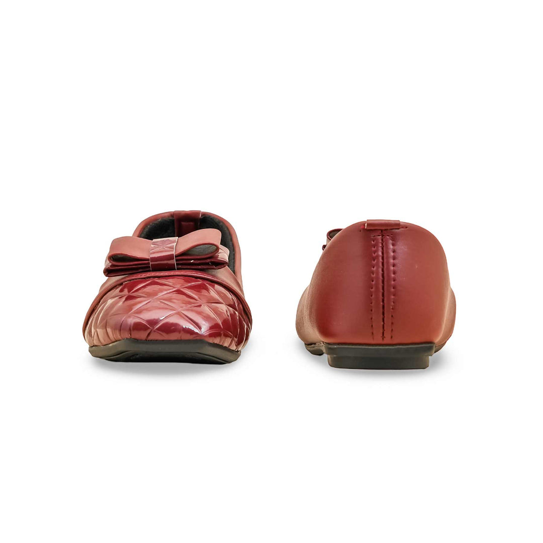 Maroon Pumps For Women WN1259