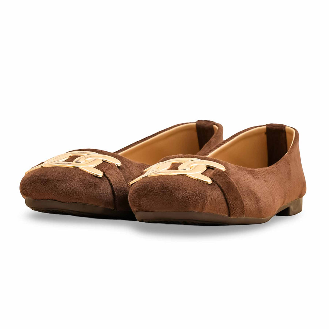 Brown Women Pumps WN1263