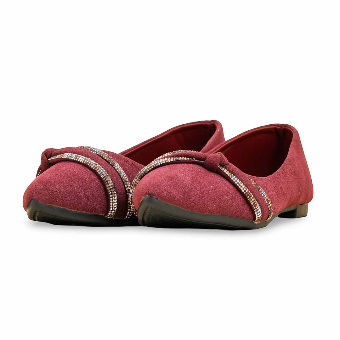 Maroon Pumps For Women WN1268