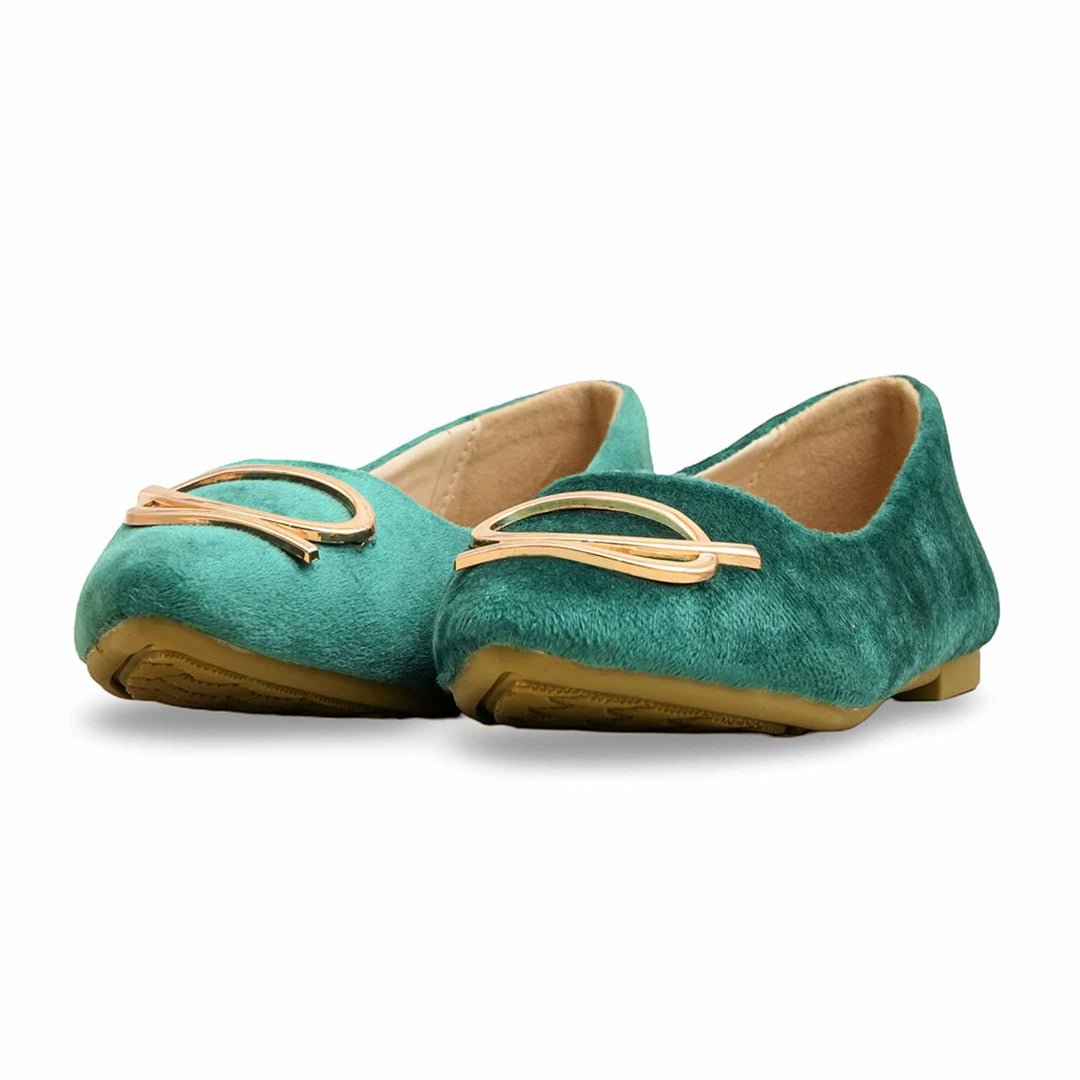 Green Casual Pumps WN1273