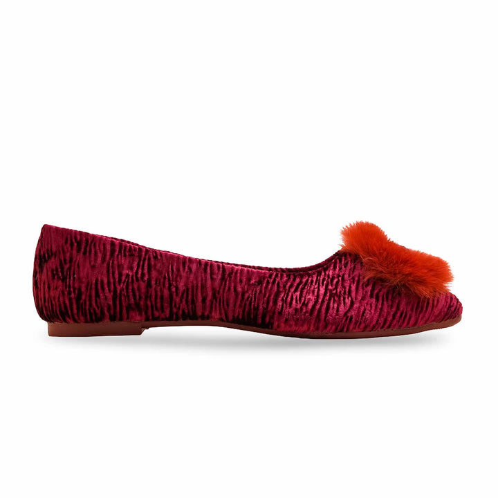 Maroon Women Pumps WN1274