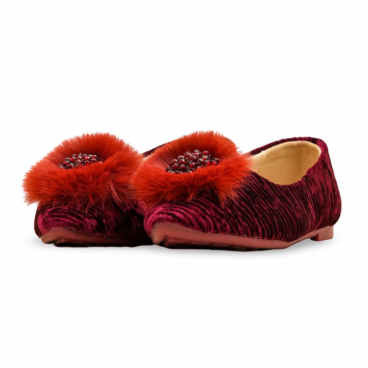 Maroon Women Pumps WN1274