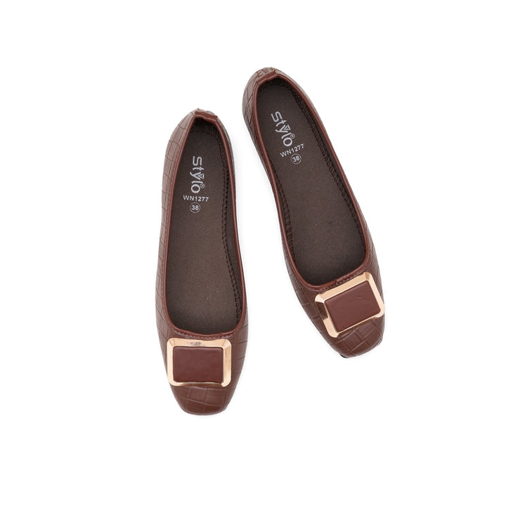 Brown Pumps For Ladies WN1277