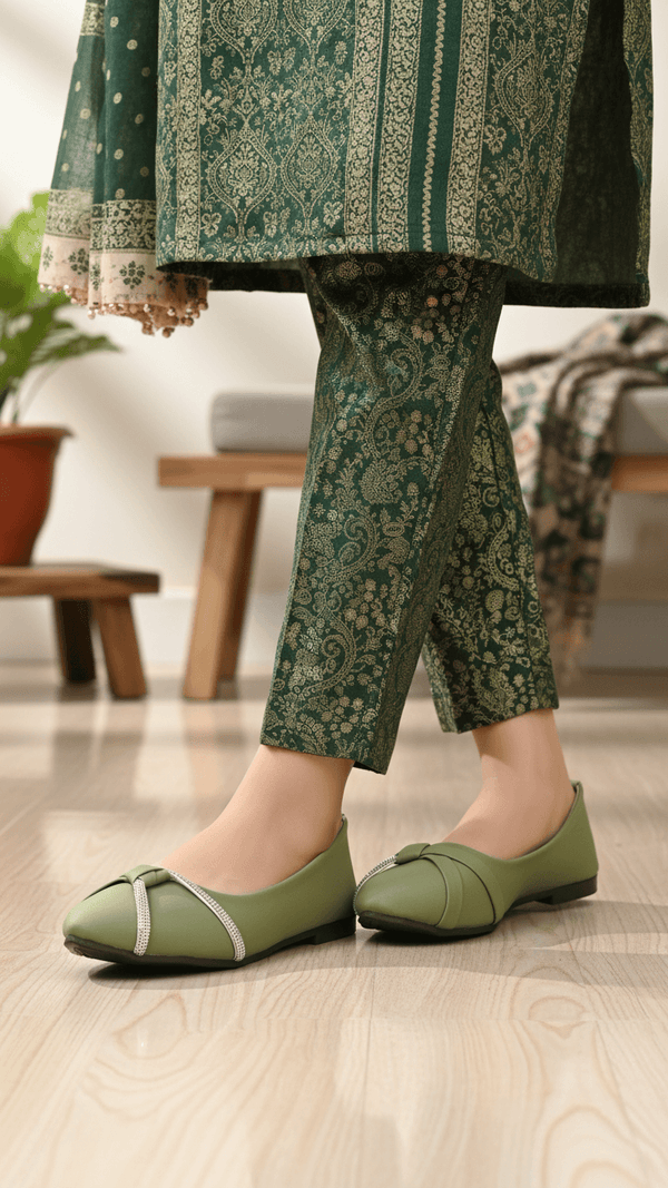 Green Pumps For Women WN1278
