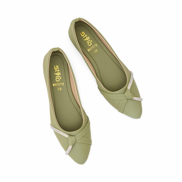 Green Pumps For Women WN1278