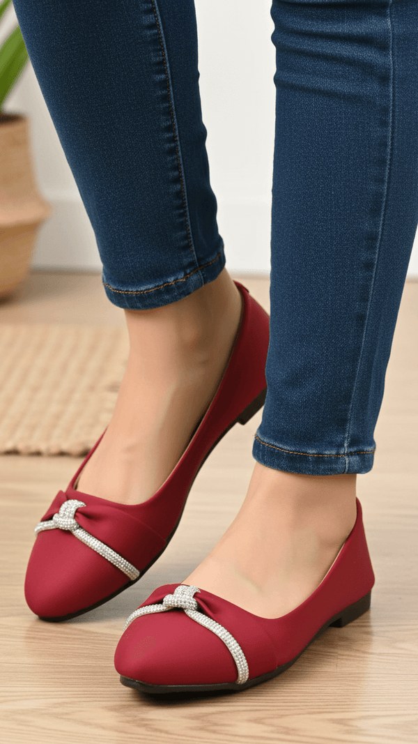 Red Pumps For Women WN1279