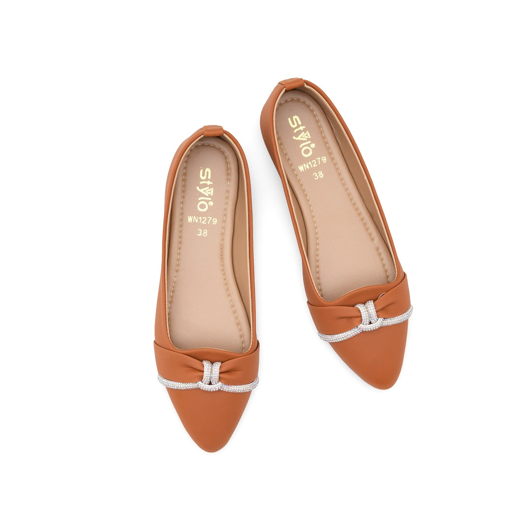 Mustard Pumps For Ladies WN1279