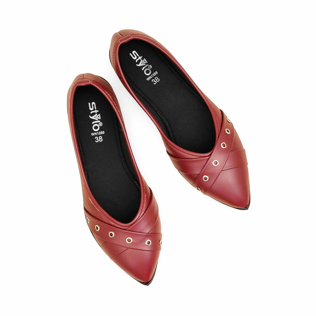 Maroon Pumps For Women WN1280