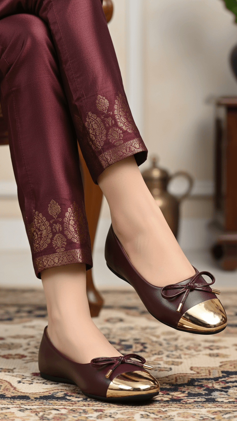 Maroon Pumps For Women WN1287