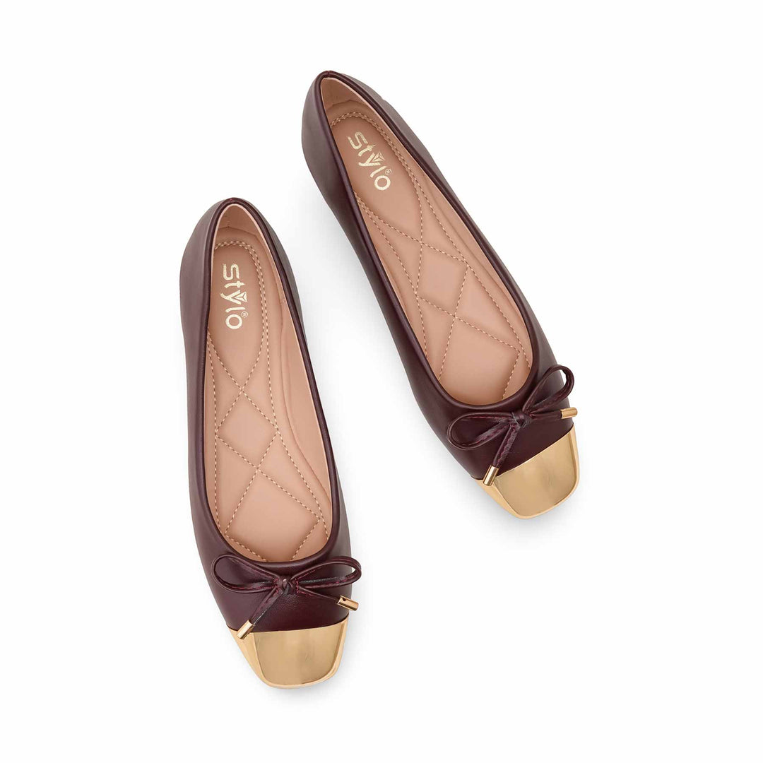 Maroon Pumps For Women WN1287