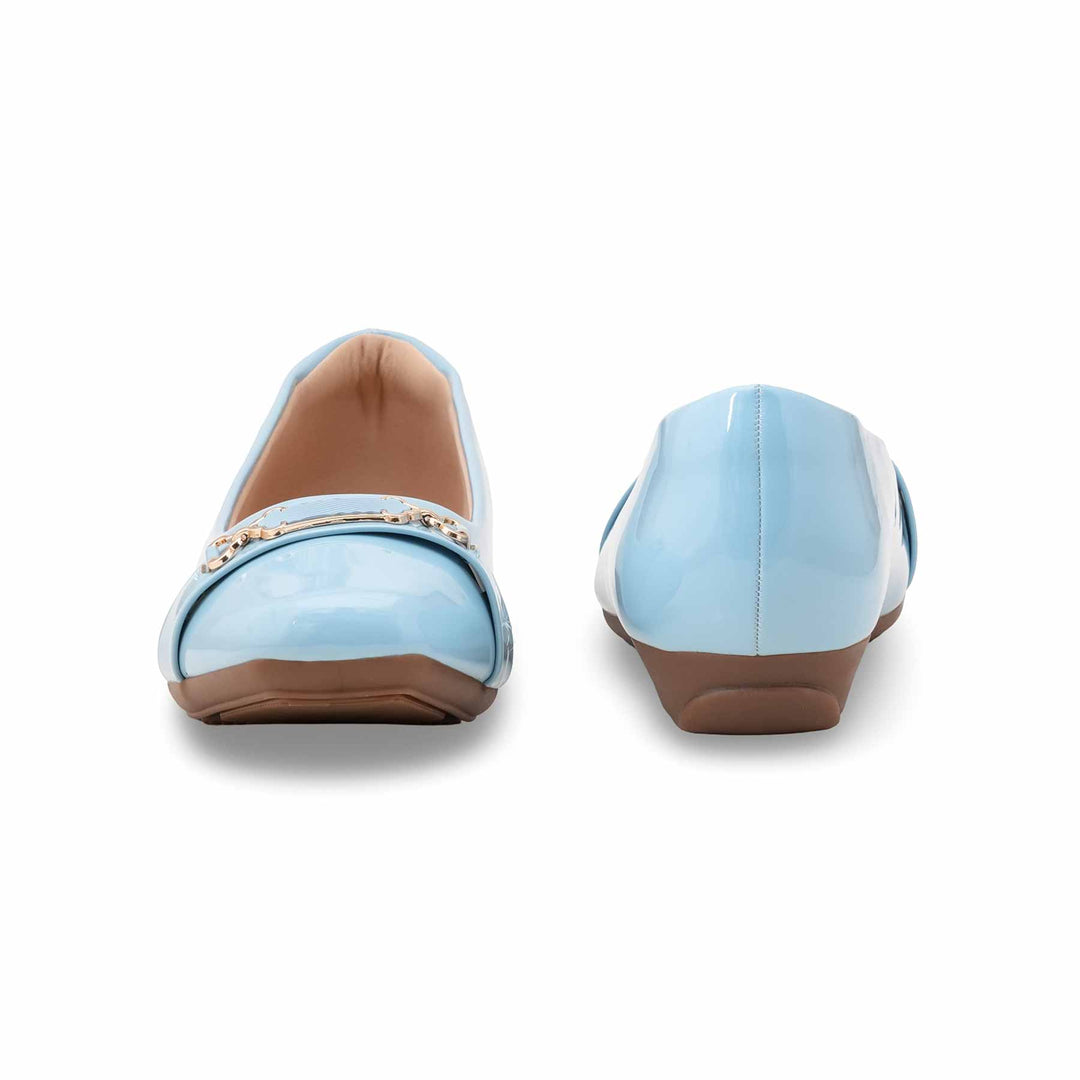 Sky Blue Pumps For Women WN1289