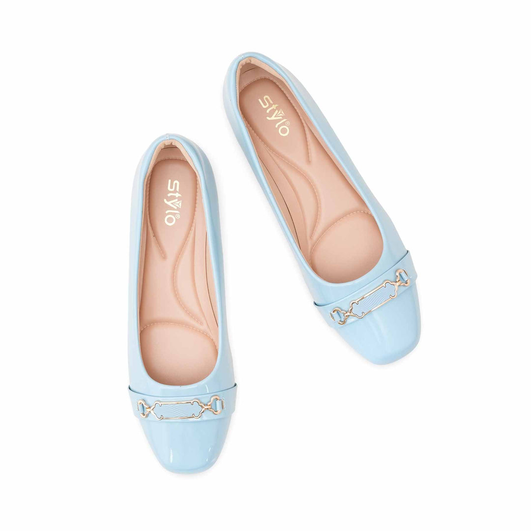 Sky Blue Pumps For Women WN1289