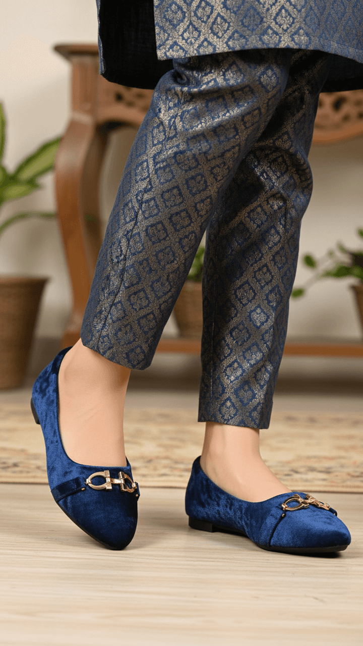 Blue Pumps For Ladies WN1294