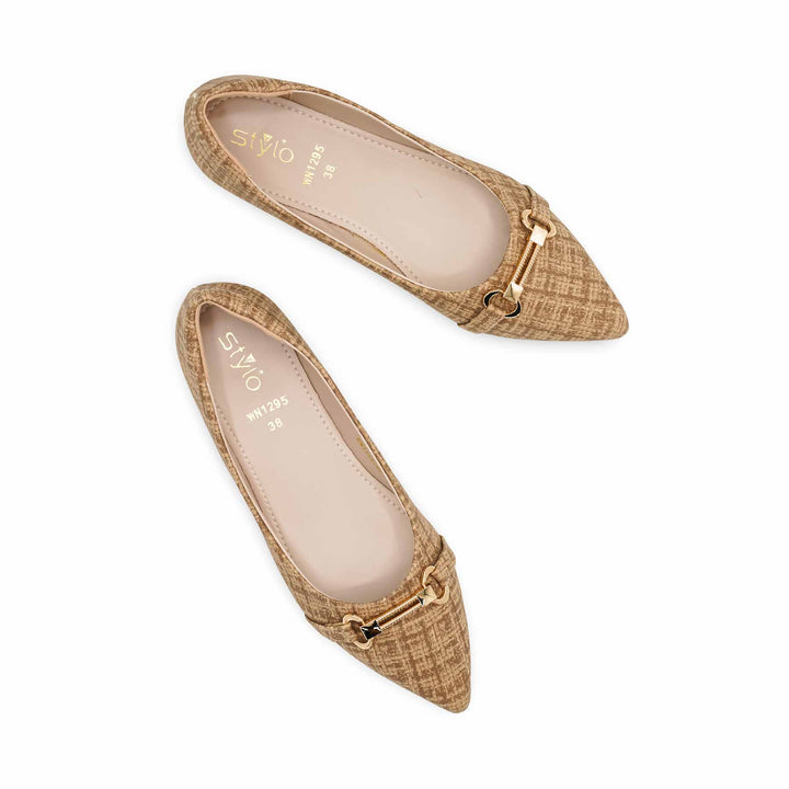 Beige Pumps For Women WN1295