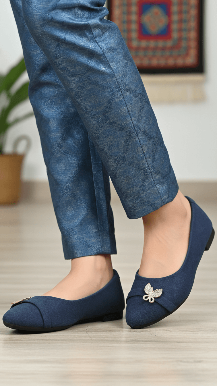 Blue Pumps For Ladies WN1296