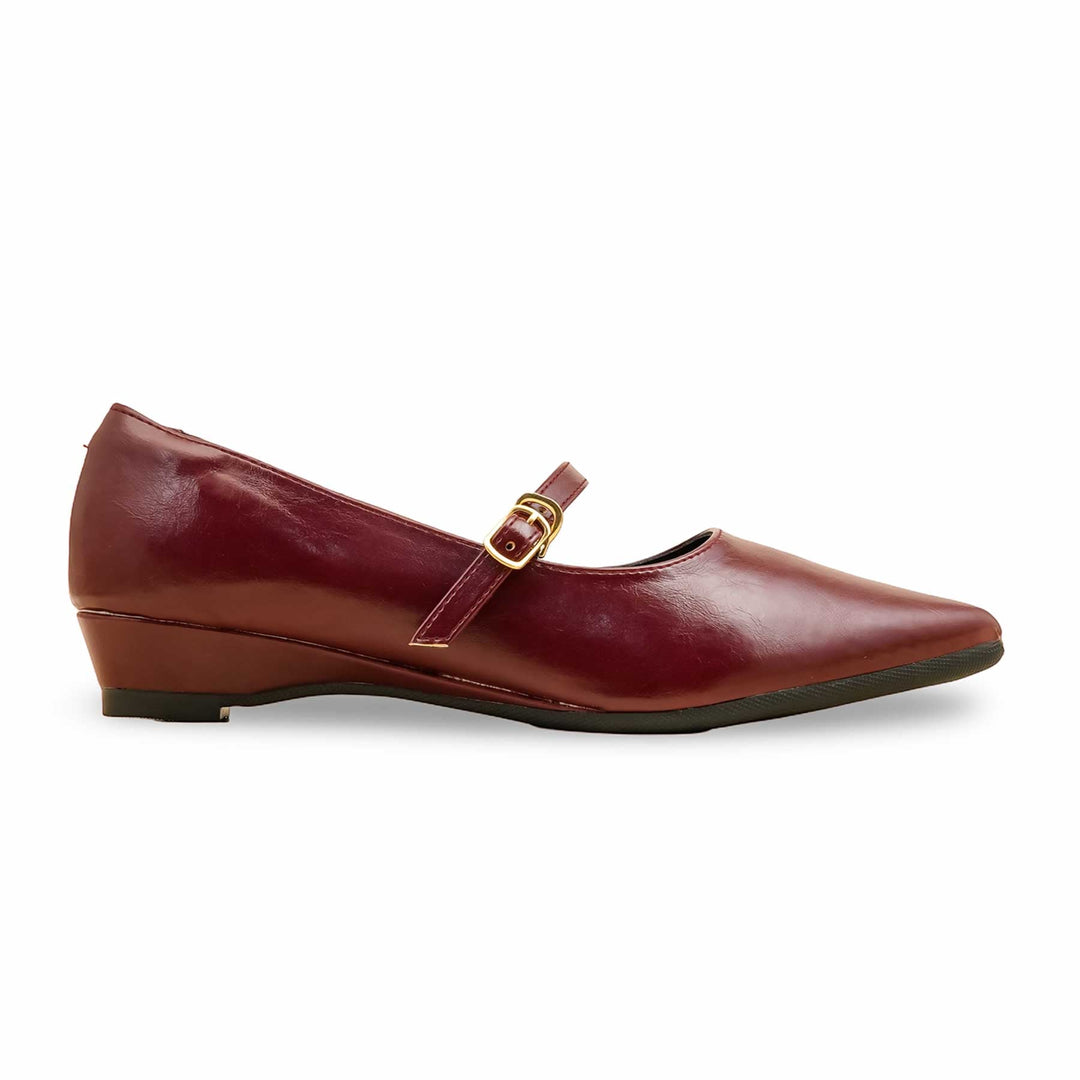 Maroon Pumps For Ladies WN1297