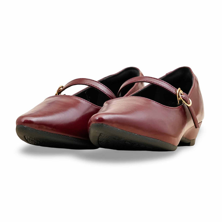 Maroon Pumps For Ladies WN1297