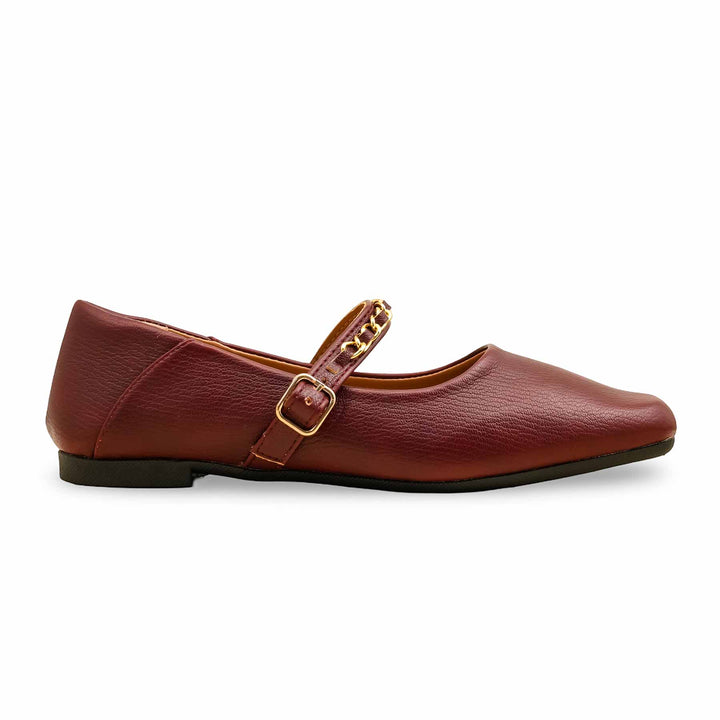 Maroon Pumps For Ladies WN1298