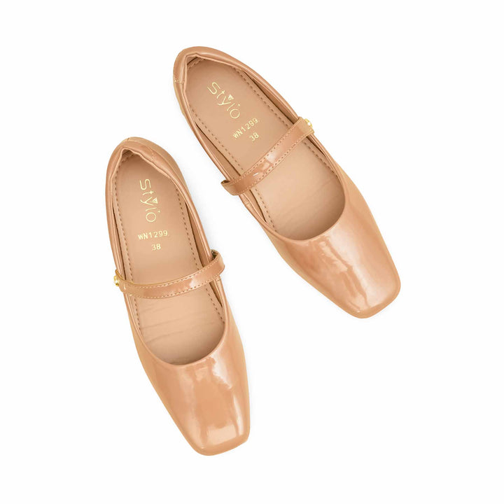 Beige Pumps For Ladies WN1299