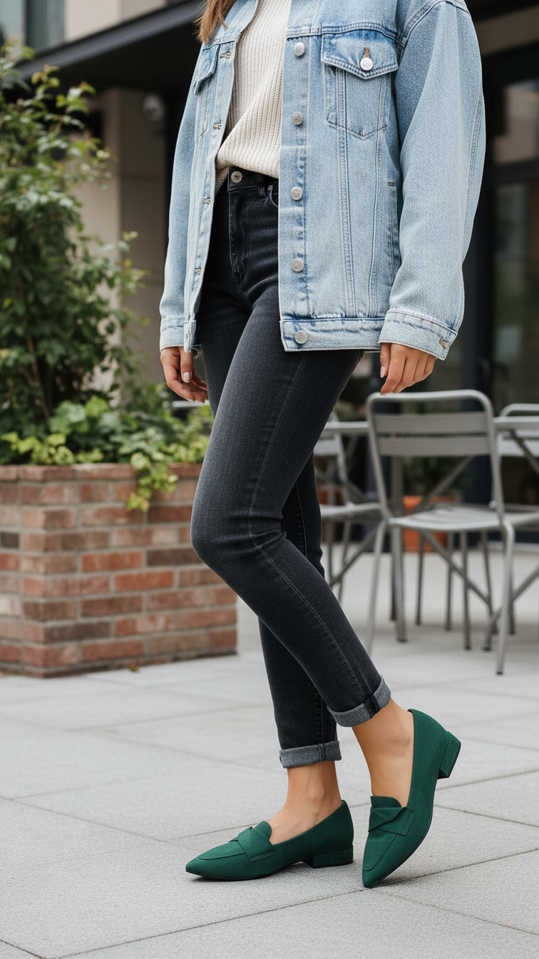 Green Pumps For Women WN1300