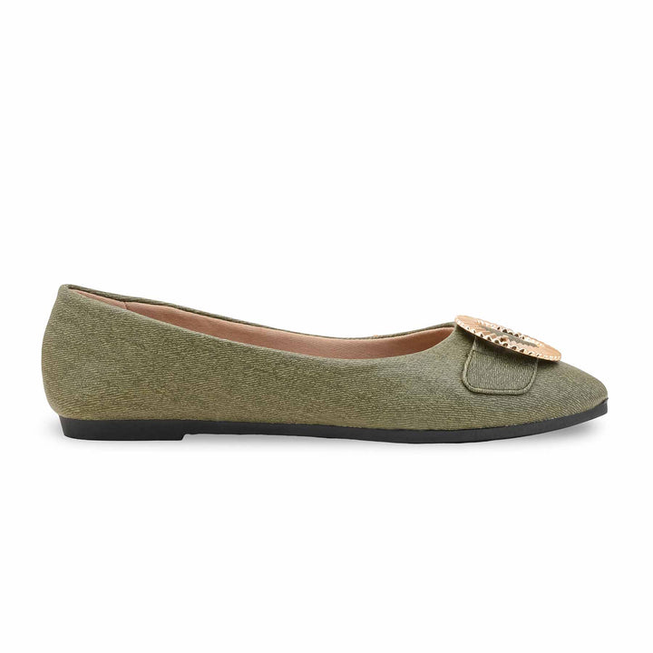Olive Pumps For Ladies WN1302