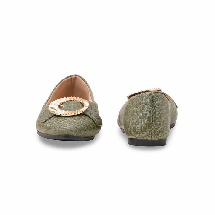 Olive Pumps For Ladies WN1302