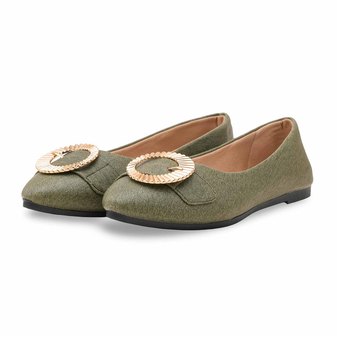 Olive Pumps For Ladies WN1302