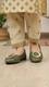 Olive Pumps For Ladies WN1302