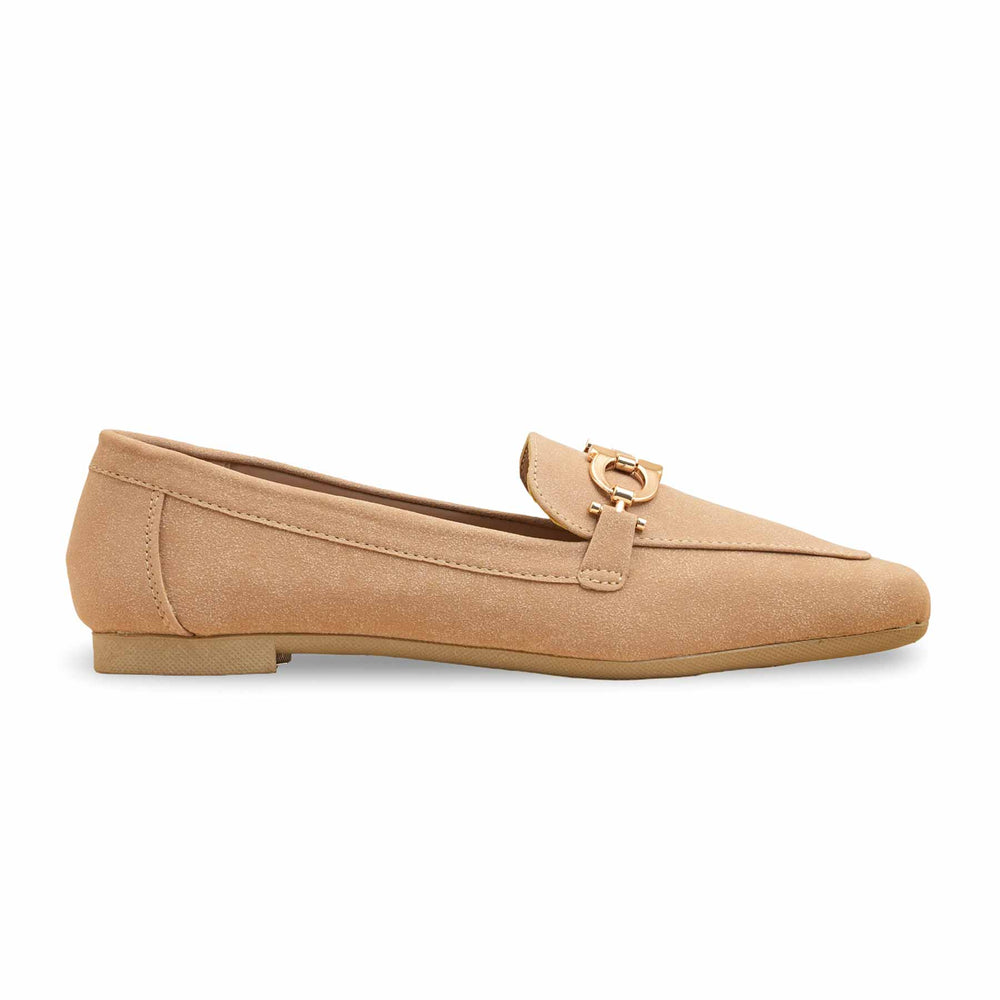 Beige Women Moccasin WN1305