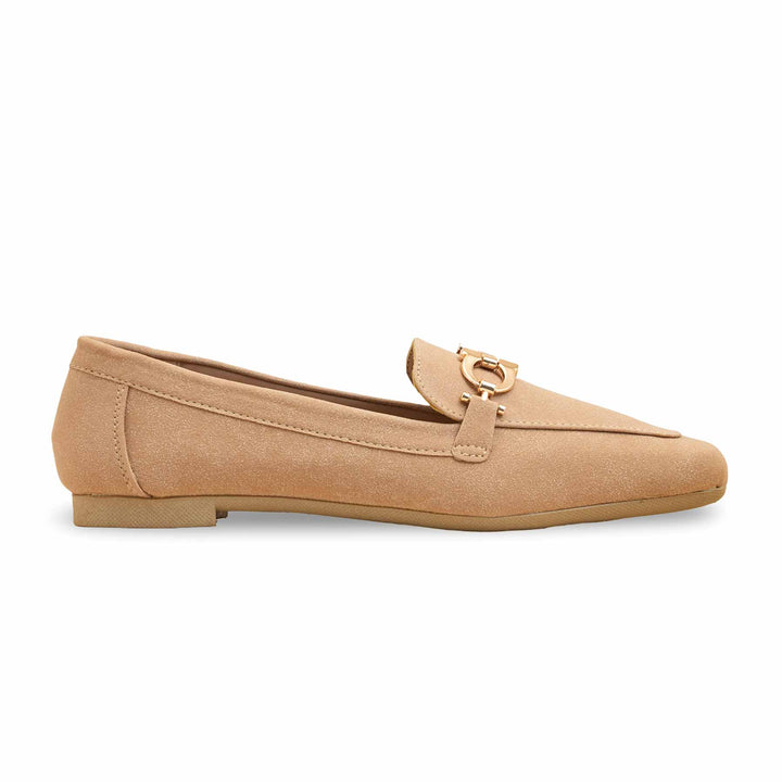 Beige Women Moccasin WN1305