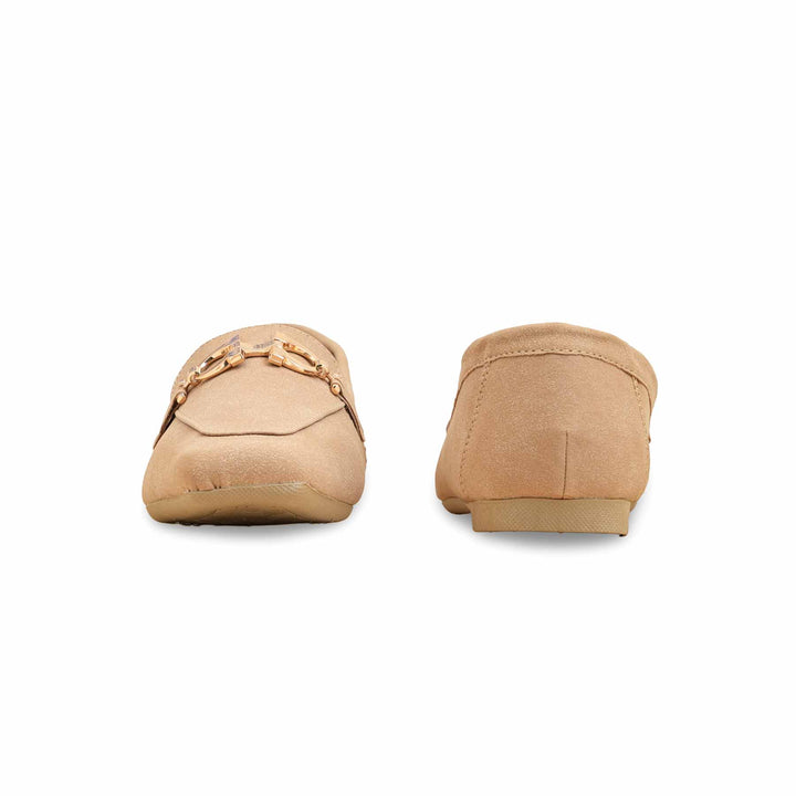 Beige Women Moccasin WN1305