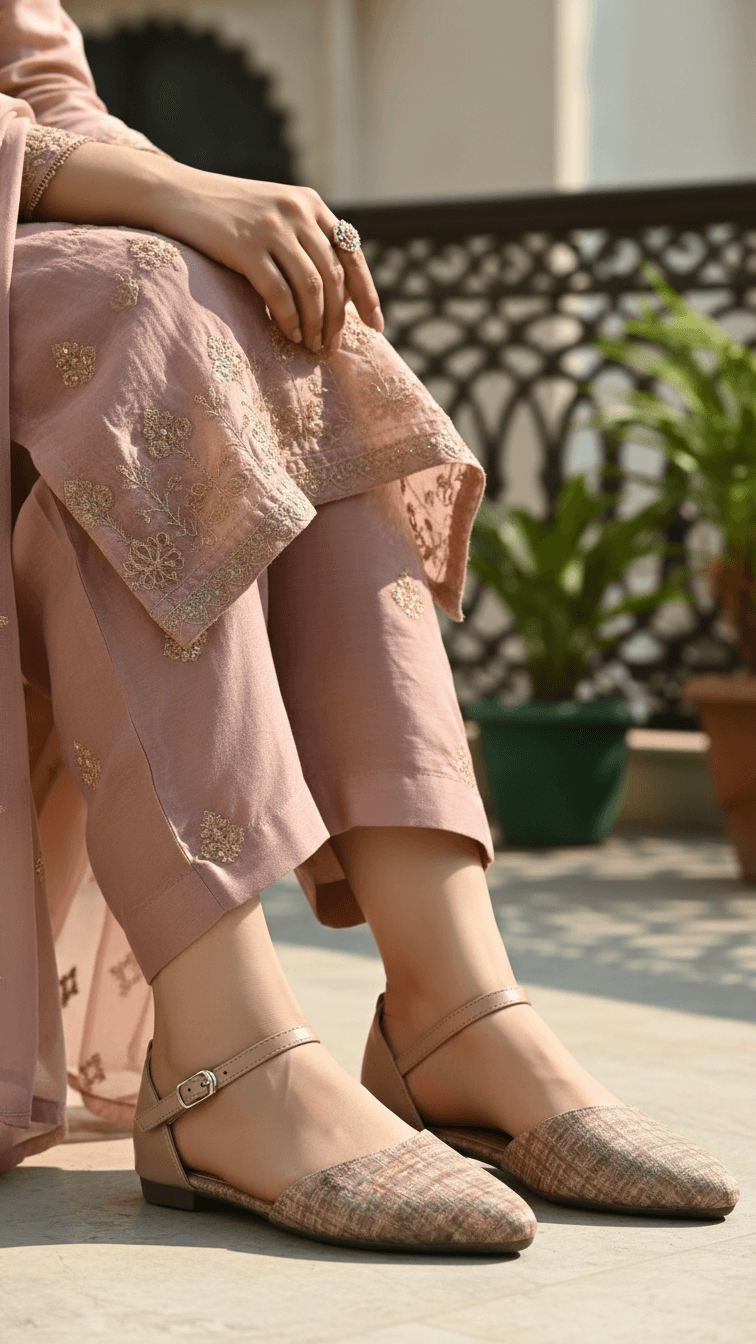 Bronze Moccasin For Women WN1307