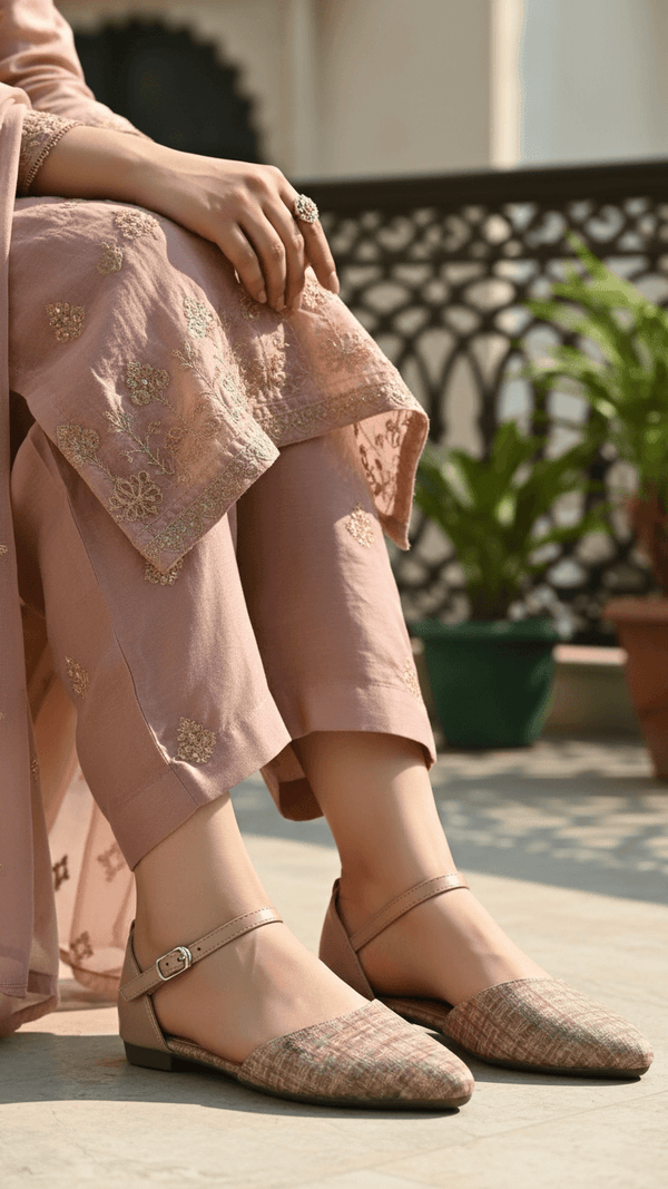 Bronze Moccasin For Women WN1307