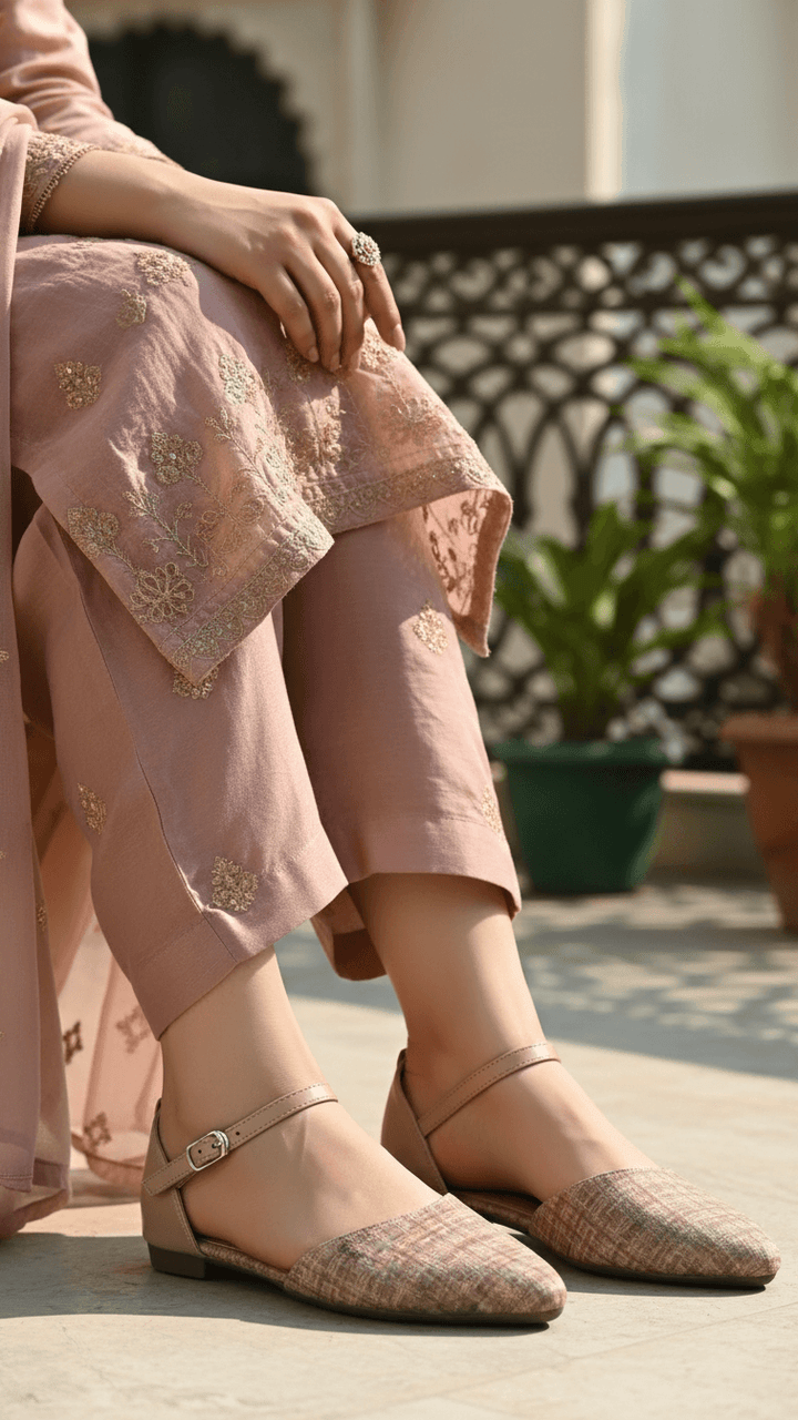 Bronze Moccasin For Women WN1307