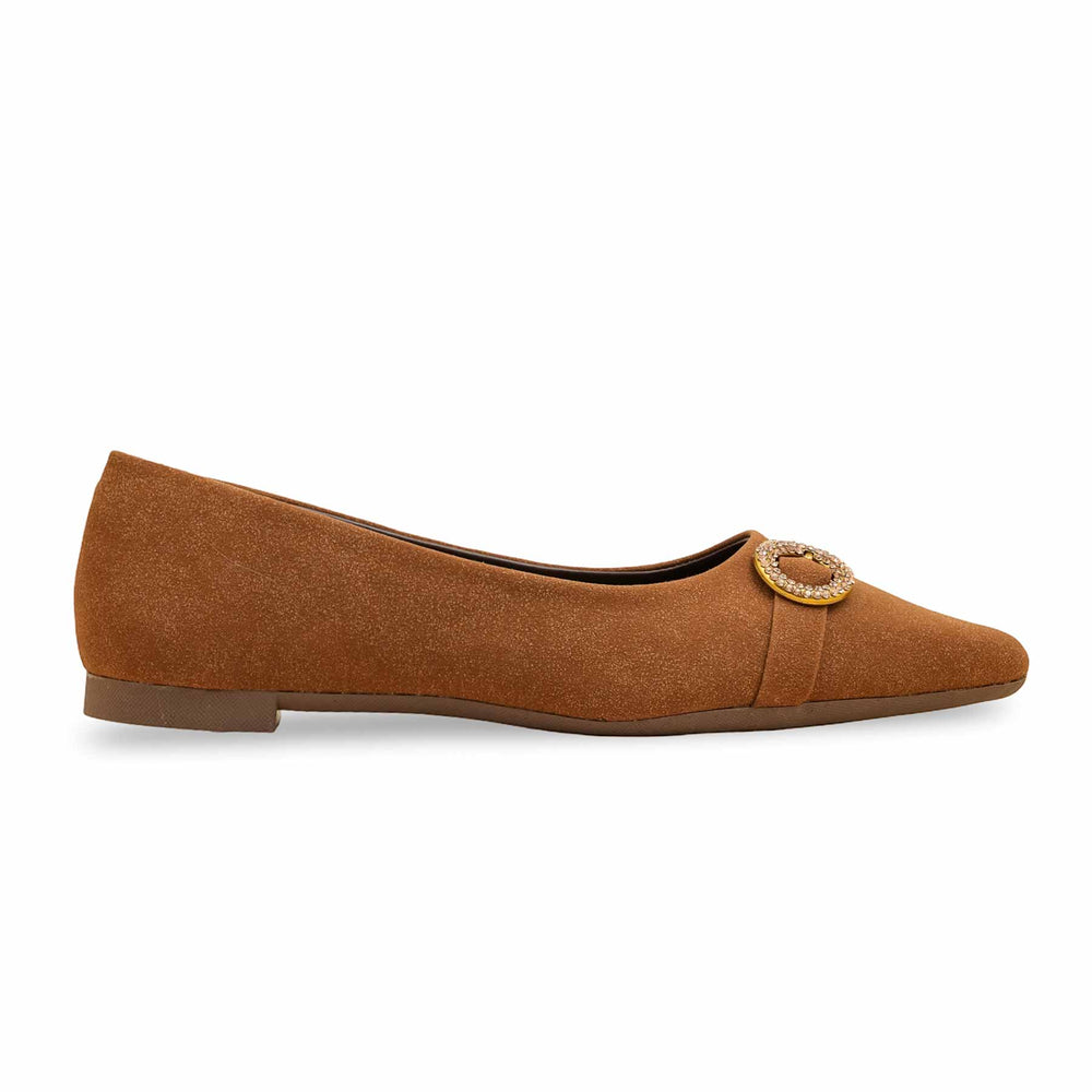 Brown Moccasin For Ladies WN1308