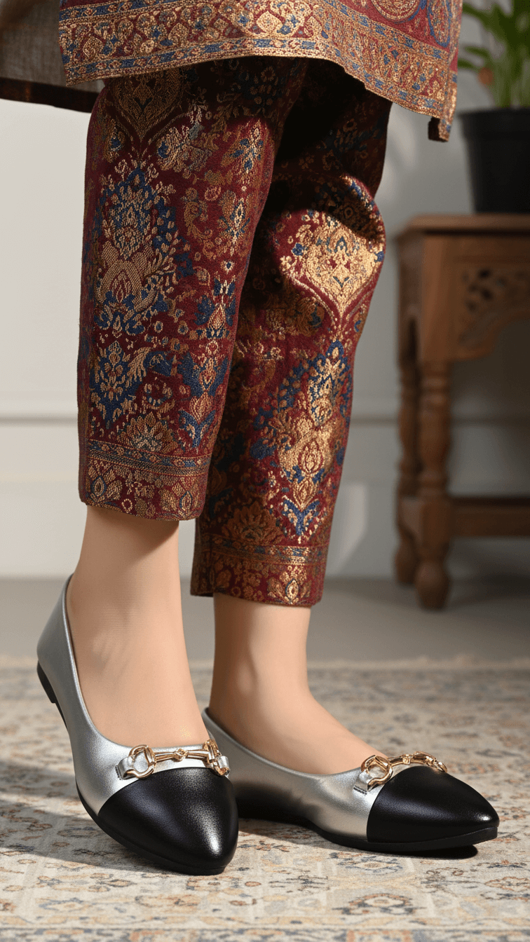 Silver Pumps For Ladies WN1310