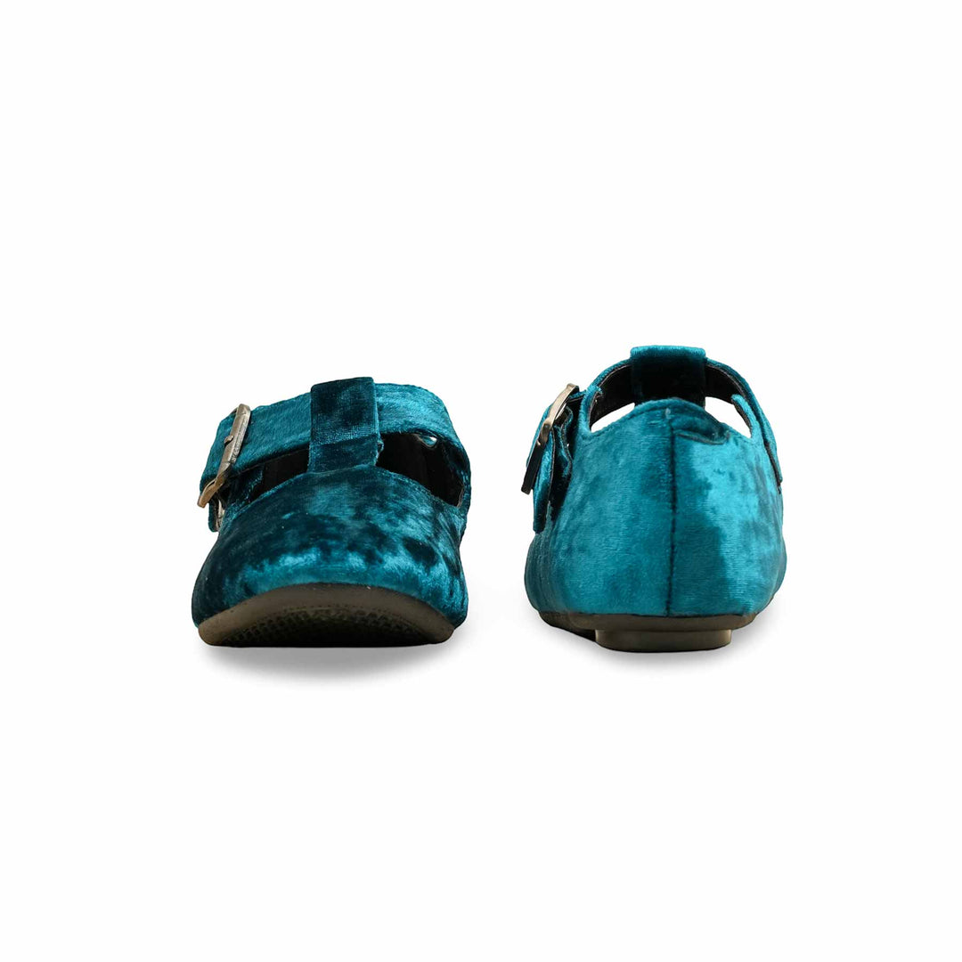 Teal Blue Pumps For Women WN1311