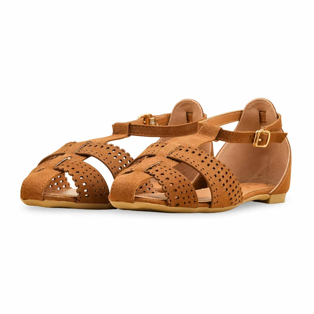 Brown Women Pumps WN1314