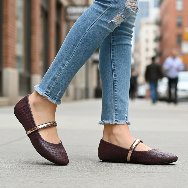 Maroon Women Pumps WN1318