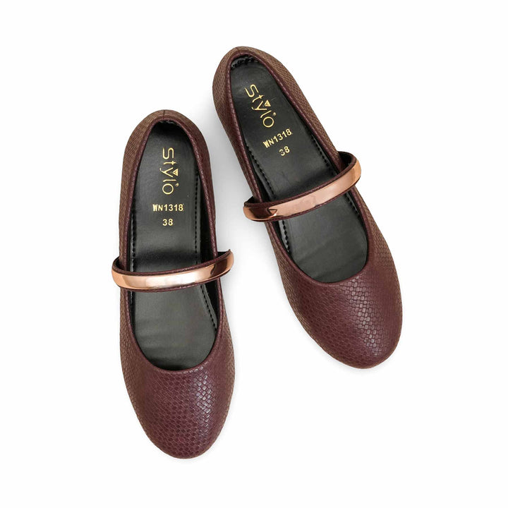 Maroon Women Pumps WN1318