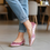 Pink Pumps For Ladies WN1324