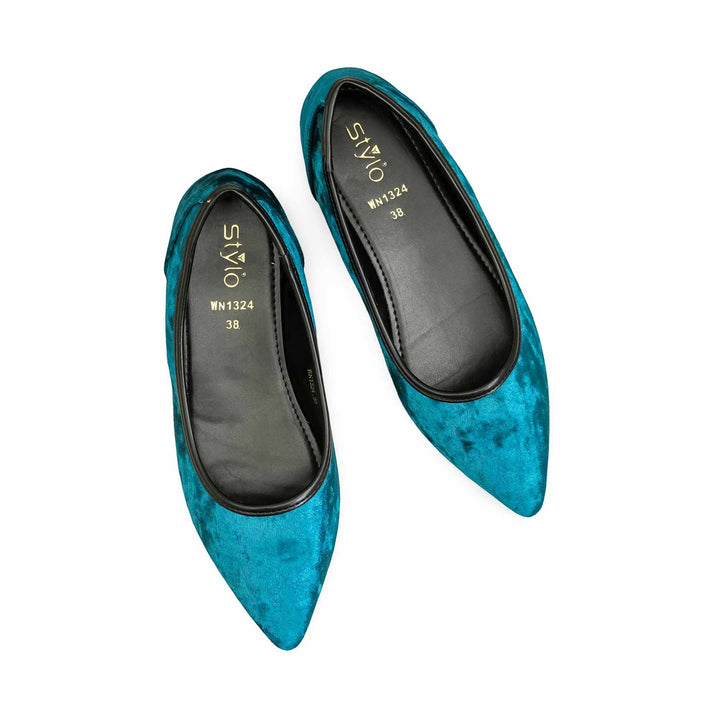 Teal Blue Pumps For Ladies WN1324