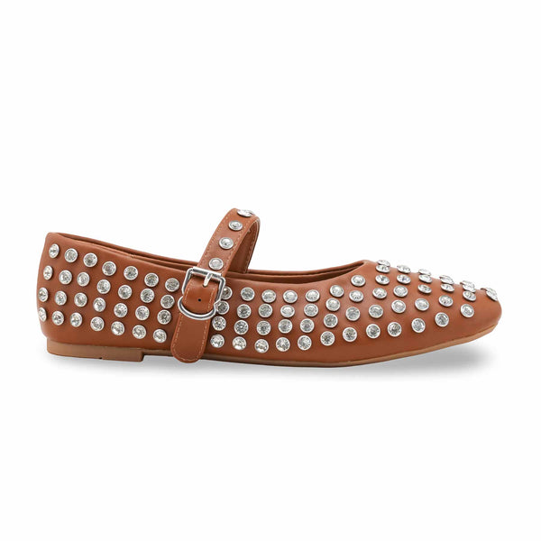 Tan Women Pumps WN1327