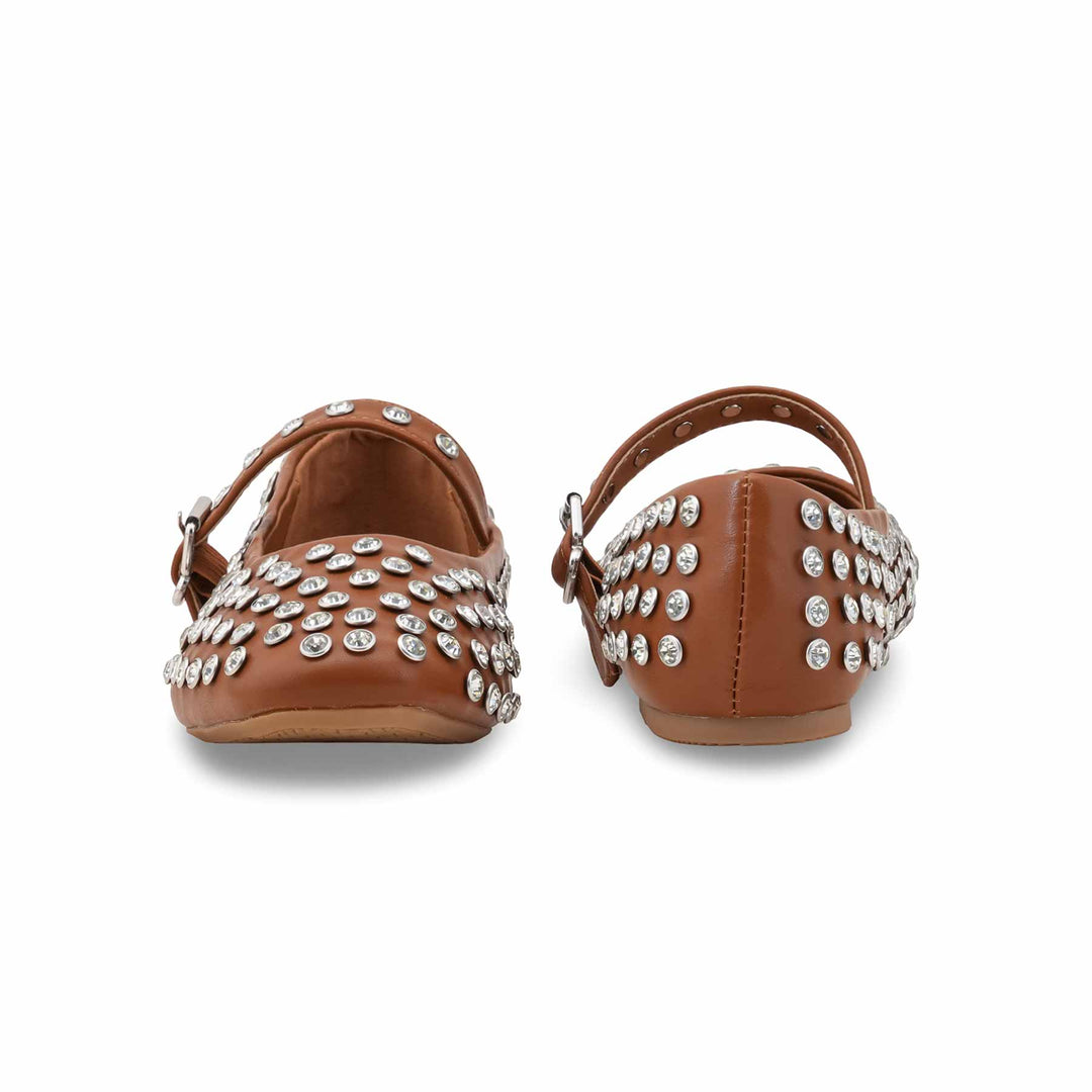 Tan Women Pumps WN1327