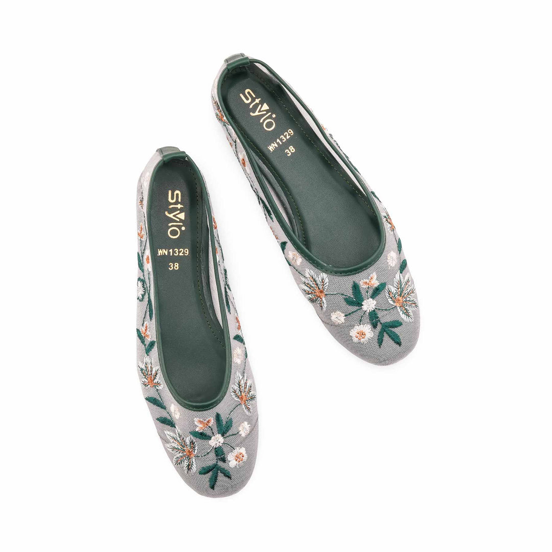 Green Pumps For Ladies WN1329