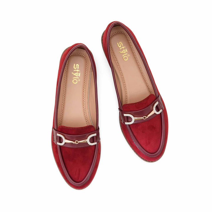 Maroon Women Pumps WN1334