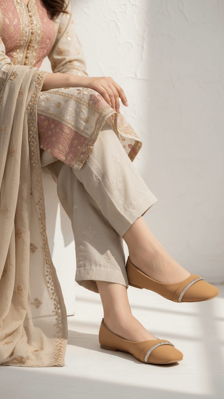 Beige Pumps For Ladies WN1339