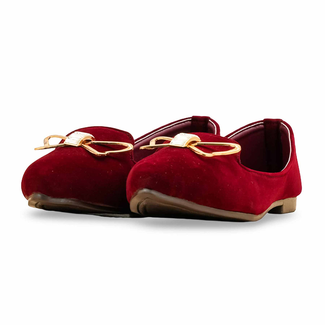 Maroon Women Pumps WN1340