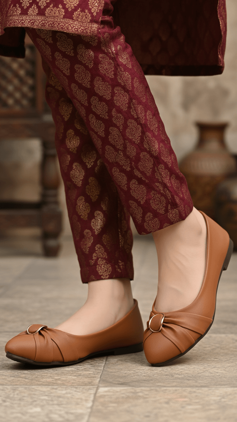 Mustard Pumps For Ladies WN1341